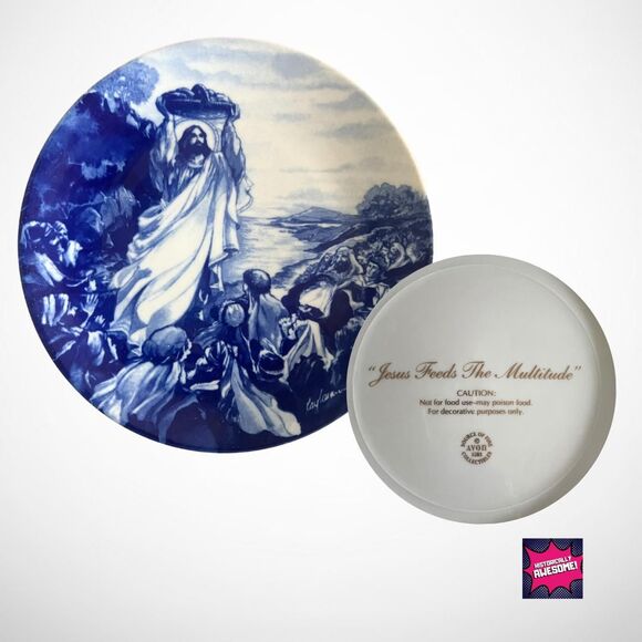 Set of 4 1991–1994 Religious Porcelain Plates - Avon Fine Collectibles - Picture 5 of 9